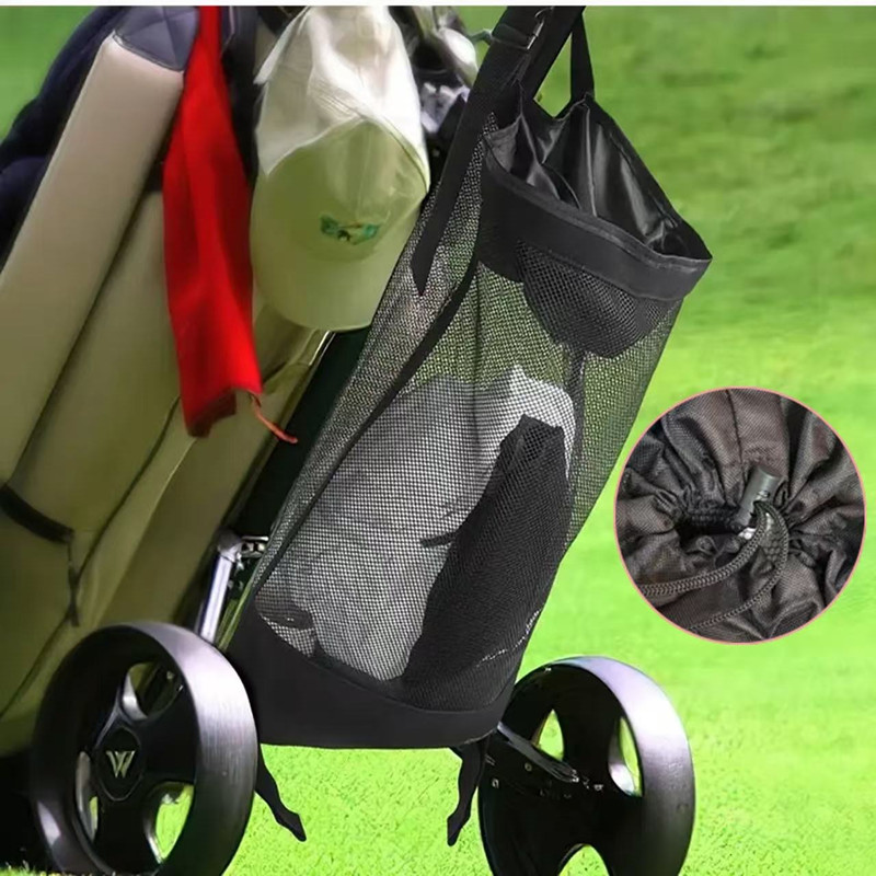 Golf Equipment Bag - Tas Jaring Troli Universal untuk Kereta
